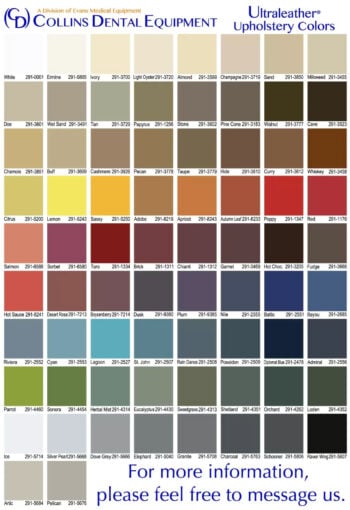 Ultraleather Upholstery Color Chart